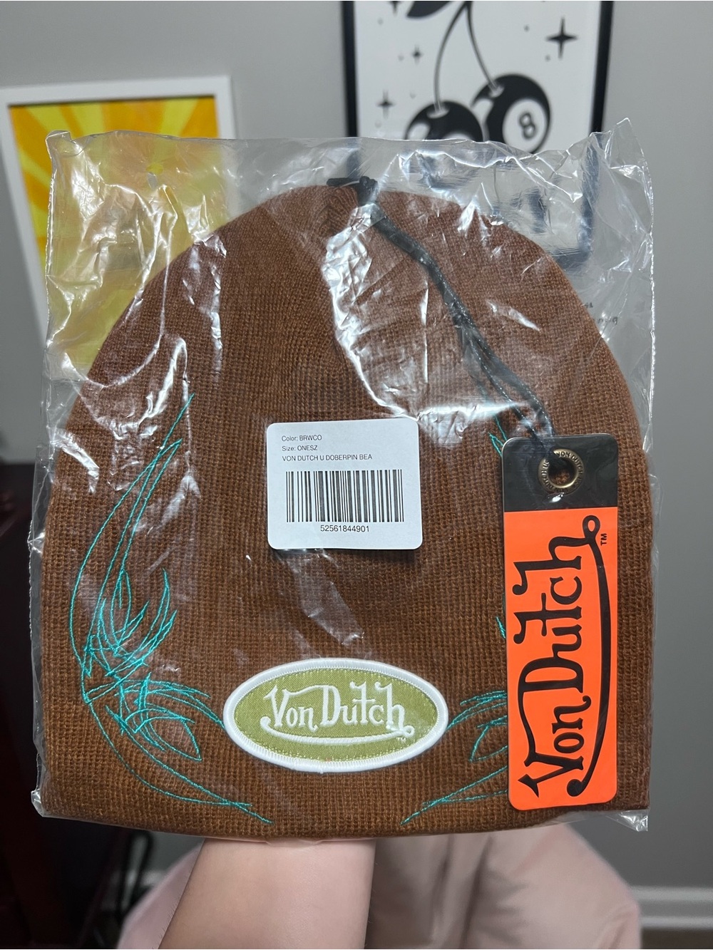 Von Dutch Unisex Beanie One Size